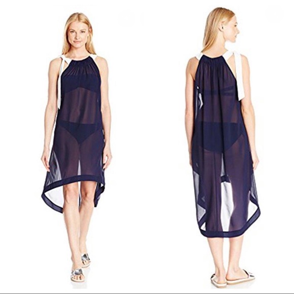 NWT Ted Baker Navy Beach Cover Up - Picture 1 of 5